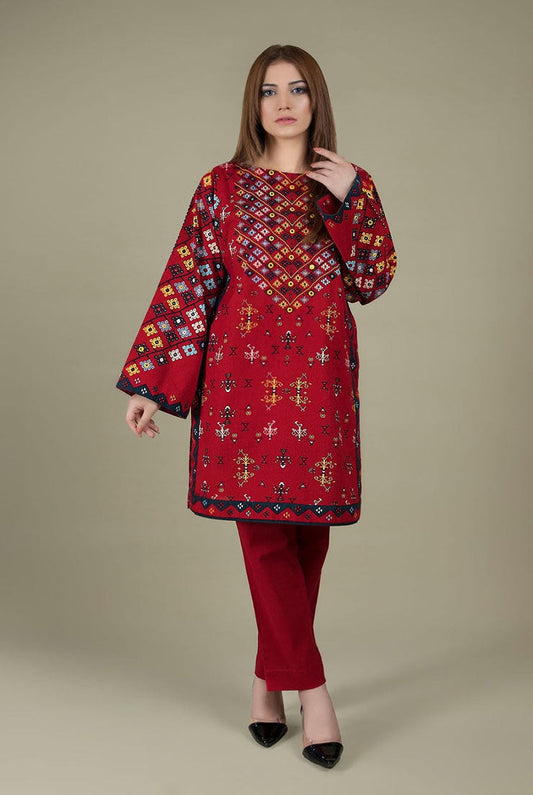2 Piece Embroidered Lawn Shirt and Trouser KS 760