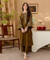 2 Piece Embroidered Lawn Shirt with Dyed Trouser BA 68