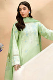 3 Pc Embroidered Lawn Shirt with Printed Polly Lawn Dupatta ZS 2630
