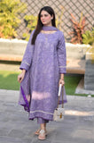 3 Pcs Embroidered Lawn Shirt with Embroidered Chifoon Dupatta BR2575