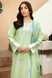 3 Pc Embroidered Lawn Shirt with Printed Polly Lawn Dupatta ZS 2630