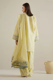 3 Pc Embroidered Lawn Shirt with Embroidered Cotton Net Dupatta ZS 2635