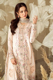 QALAMKAR - 3PC LAWN EMBROIDERED SHIRT WITH COTTON NET EMBROIDERED DUPATTA AND TROUSER - 10013