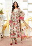 3 Pcs Digital Printed Lawn Shirt Trouser and Dupatta with Embroidered Patches MB425