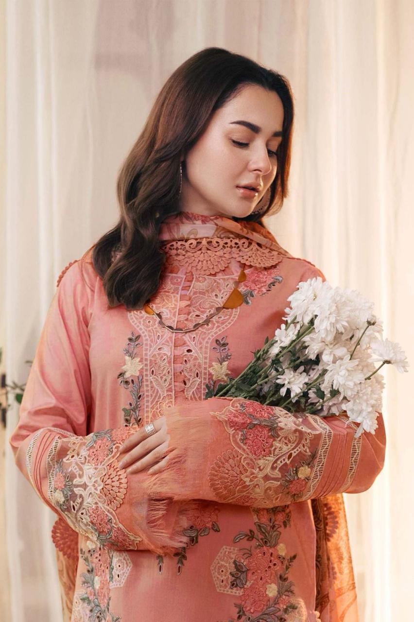 jade pima Bana Dora lawn FABRIC UNSTITCH ARTICLE 501
