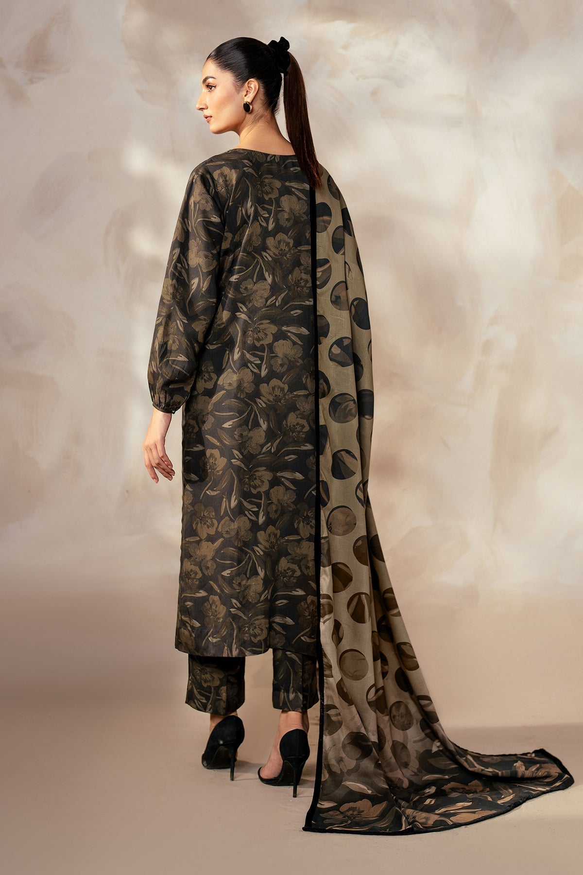 BAROQUE UNSTITCHED LILEN PRINTED SUTE 201
