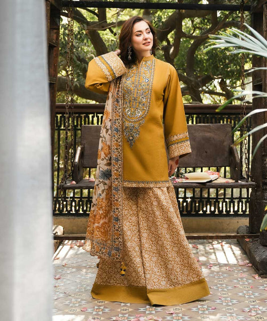 SAPPHIRE -3 Piece Unstitched Embroidered Lawn Suit 521