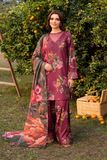 EMBROIDERED PRINTED UNSTITCHED LILEN  206