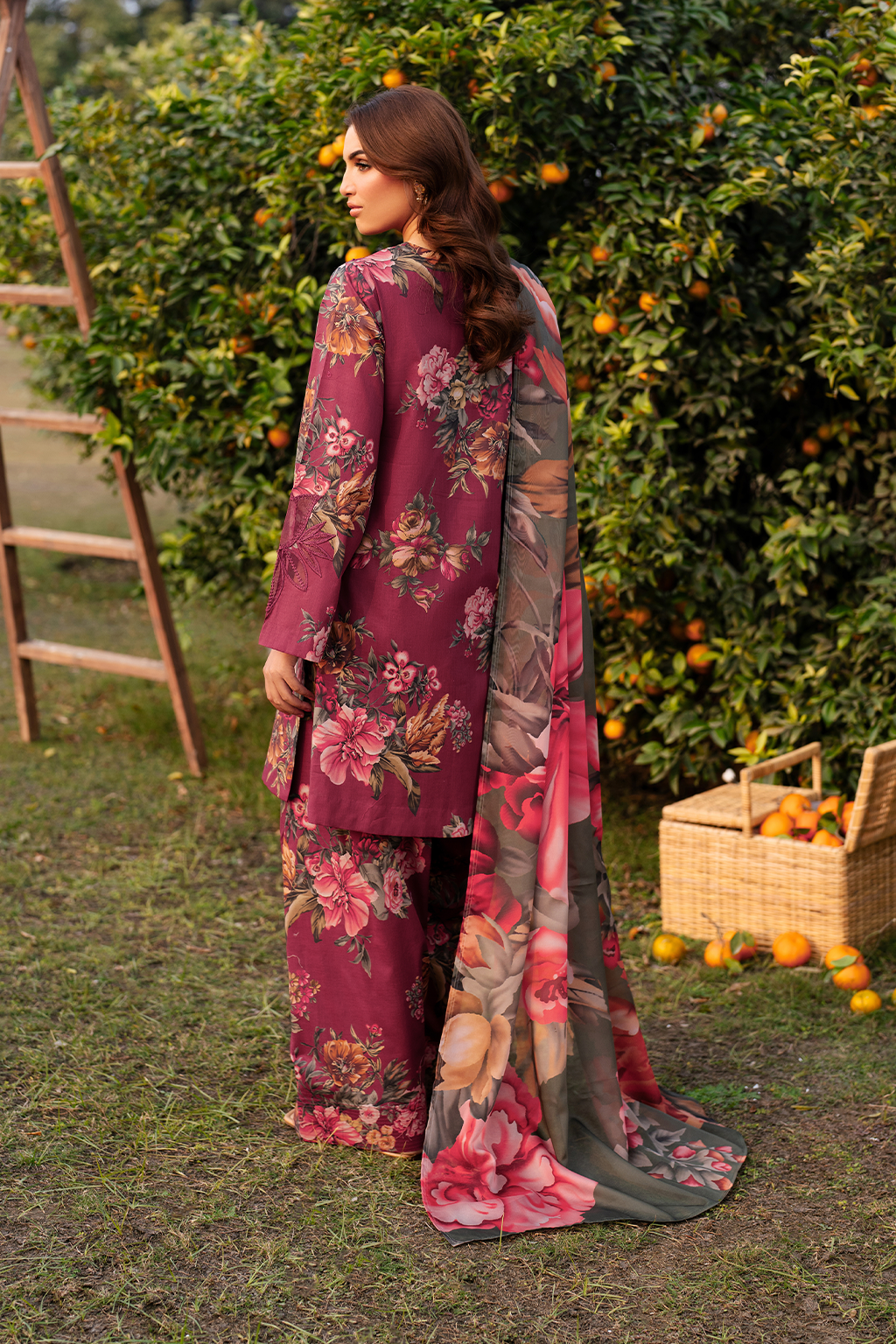 EMBROIDERED PRINTED UNSTITCHED LILEN  206