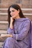 3 Pcs Embroidered Lawn Shirt with Embroidered Chifoon Dupatta BR2575