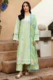 3 Pc Embroidered Lawn Shirt with Printed Polly Lawn Dupatta ZS 2630
