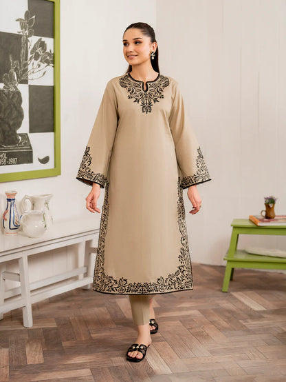GARNADE - 3PC DHANAK EMBROIDERED UNSTITCHED DRESS - 221