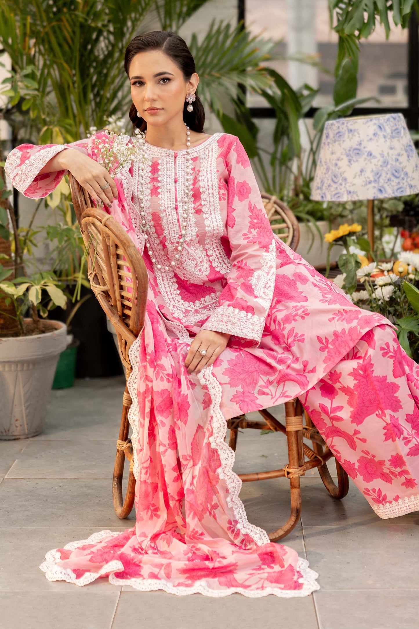 EMBROIDERED PRINTED UNSTITCHED LILEN  202