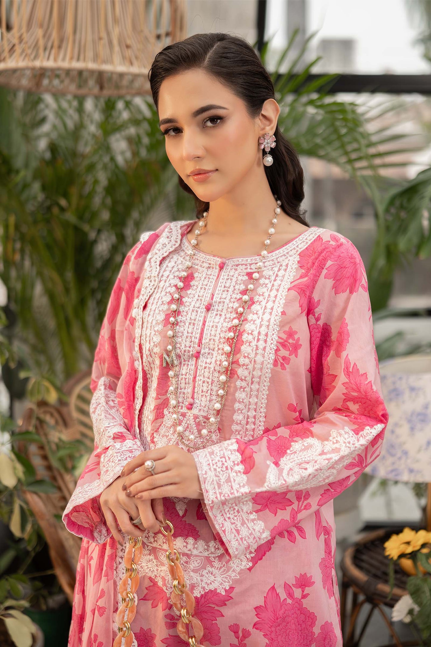 EMBROIDERED PRINTED UNSTITCHED LILEN  202